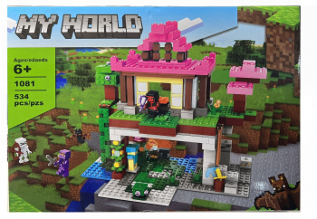 Set de constructie Minecraft 534 piese tip lego 