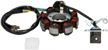 Stator magnetou atv 8 bobine CG150cc Bashan 200-250cc 5 fire prindere in 3 suruburi