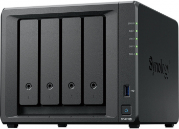 NAS Synology DiskStation DS423+ CPU Intel J4125 4-core 2GB DDR4, 4 Bay-SATA, 2 x M.2 NVMe, 2 x 1GbE, 2 x USB 3.2