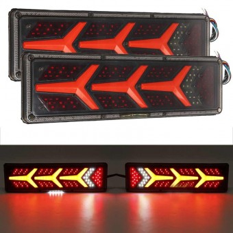 Set 2 Lampi stop led/neon 85 led 24v 46x13 