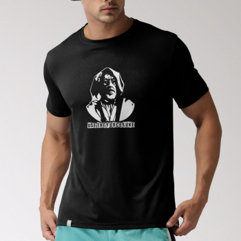 Tricou personalizat barbat Obi Wan Kenobi Use the force LUKE Negru Bumbac Marime L 