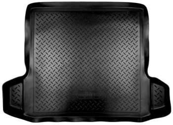 Covor pentru Portbagaj tip Tavita Compatibil cu Dacia Logan I 2004-2014 Berlina Material Flexibil Culoare Negru 
