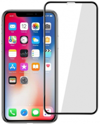 Folie de sticla securizata cu margini negre gama de rezistenta Premium 9H/5D Tempered Glass - iPhone 11 Pro 