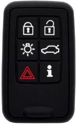Husa cheie auto din silicon pentru Volvo Premium Silicon KOF-BBL7263 