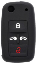 Husa chie din silicon pentru VW Caravelle/Seat Alhambra Silcon Premium Negru KOF-BBL7260 
