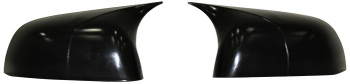 Set Capace Oglinzi Tip Batman Compatibile cu Dacia Duster 2010-2017 Facelift Culoare Negru Lucios 