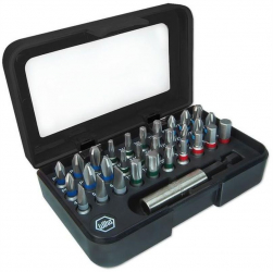 Set de biti standard 25mm mixt 1/4 C6.3 32 piese Wiha 41130
