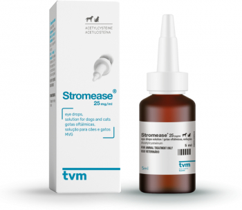 Stromease 25 mg/ml picaturi oftalmice solutie pentru caini si pisici 