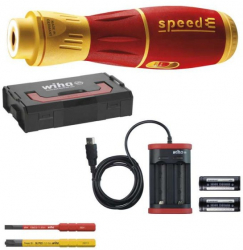 Surubelnita electronica SpeedE II cu baterii si incarcator Wiha 44318 