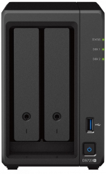 NAS Synology DS723+ AMD Ryzen R1600 2.6GHz, 2-Bay SATA, 2GB DDR4, 2 x M.2 NVMe, 2 x RJ-45 1GbE, 1 x USB3.2 