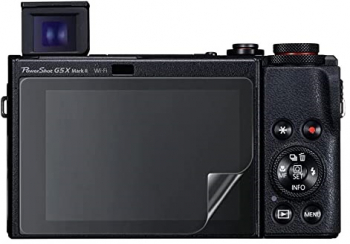 Folie silicon pentru Canon PowerShot G5 X Mark II protectie ecran antishock 
