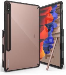 Husa de protectie pentru tableta Samsung Galaxy Tab S7 Plus 12.4 T970/T976 flexibila Gri Transparent KOF-BBL7338 