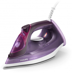 Fier de calcat Philips DST3041/30 seria 3000 2600W talpa ceramica abur 40 g/min jet de abur 200 g capacitate rezervor 300ml glisor