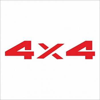 Sticker 4x4 tuning auto universal Rosu 25 cm 
