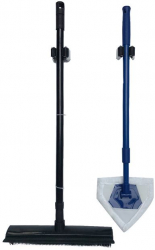 Carlig autoadeziv pentru agatat ustensile si instrumente cu coada mop maturi si altele Negru JMB-BBL7521 