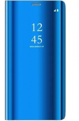 Husa Clear View pentru Samsung Galaxy S23 flip cover Albastru COM-BBL7676 