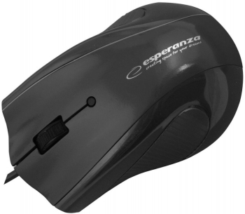 Set Mouse Optic USB 3D si Mouse Pad cu gel 1200 DPI Negru TCL-BBL7435 