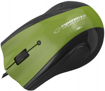 Set Mouse Optic USB 3D si Mouse Pad cu gel 1200 DPI Verde TCL-BBL7436 