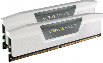 Memorie Dual Channel Kit Corsair Vengeance 64GB (2x32GB) DDR5 5200MHz CL40 2x32GB 1.25V Intel XMP Alb CMK64GX5M2B5200C40W 
