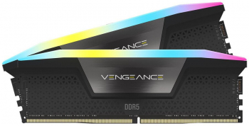 Kit Memorie RAM Corsair VENGEANCE 64GB 2x32GB DDR5 5600MHz CL36 Dual Channel RGB Negru 