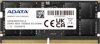 Memorie Laptop ADATA 32GB DDR5 4800MHz CL40 AD5S480032G-S Resigilat