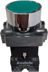 Buton verde cu retinere 1xNO SPST LA167-B2-BZ31 