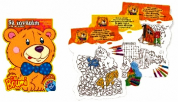 CARTE DE COLORAT CU EXERCITII DE LOGICA - SA INVATAM CU BRUMI - 62505 