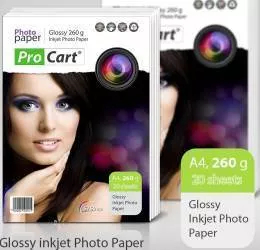 Hartie Procart FOTO Glossy 260g A4