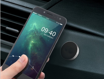 Mini suport auto magnetic de telefon cu autoadeziv 3M 