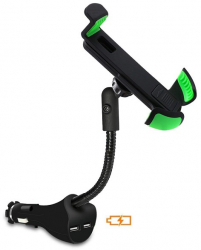 Suport + incarcator auto pentru telefon 2 in 1 