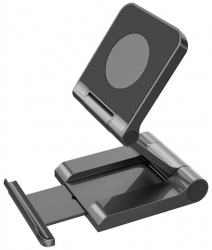 Suport pliabil pentru telefon si tableta - Negru 