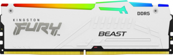 Memorie Kingston FURY Beast RGB White 16GB DDR5 5600MHz CL36 KF556C36BWEA-16 