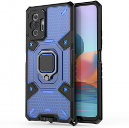 Husa pentru Xiaomi Redmi Note 10 Pro Techsuit Honeycomb Armor Blue 