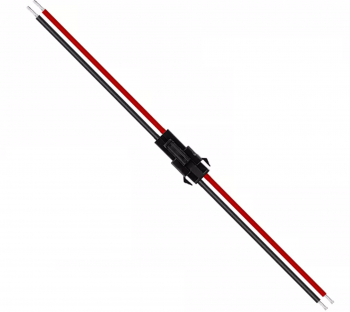 Cablu conector auto cu 2 fire si 2 pini Mama - Tata 20 cm Multicolor 