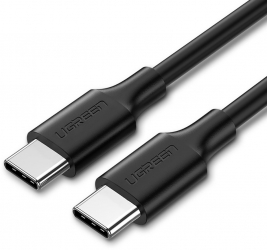 Cablu de transfer si fast charge USB-C la USB-C 3A lungime 3 metri Negru