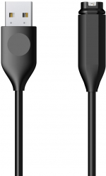 Cablu pentru alimentare compatibil cu Garmin Watch putere 5V-1A Negru 