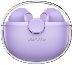 Casti in-ear Bluetooth 5.1 designed by USAMS Purple 