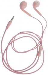 Casti in-ear cu fir Jack 3.5 mm model Killer Bass 1 m Pink 