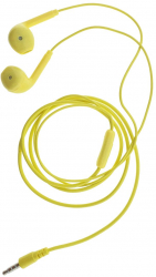 Casti in-ear cu fir Jack 3.5 mm model Killer Bass 1 m Yellow 