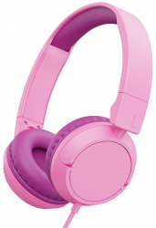 Casti Over the ear cu microfon si conector Jack 3.5 mm model pentru copii Pink 