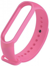 Curea fitness compatibila cu Xiaomi Mi Band 5 si Mi Band 6 material silicon Roz 
