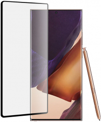 Folie de protectie compatibila cu Samsung Galaxy Note 20 Ultra Sticla securizata curbata full screen 9H Negru-Transparenta KOF-BBL6009