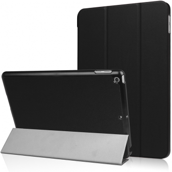 Husa book cover compatibila cu iPad Mini 6 2021 pliabila din piele ecologica Black 
