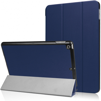 Husa book cover compatibila cu iPad Pro 11 inch 2018-2021 pliabila din piele ecologica Dark blue 