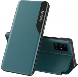 Husa Book cover compatibila cu Samsung Galaxy Note 20 Ultra si Note 20 Ultra 5G design e-smart Green 