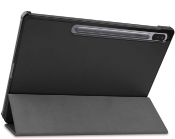 Husa book cover compatibila cu Samsung Galaxy Tab S7 FE 12.4 T730/ T736 2021 piele ecologica cu suport pentru stylus Black 