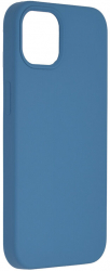 Husa compatibila cu iPhone 14 bumper slim din silicon soft compatibil cu accesorii MagSafe Blue 
