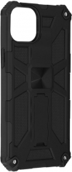 Husa compatibila cu iPhone 14 Plus bumper cu inel magnetic Black 