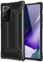 Husa compatibila cu Samsung Galaxy Note 20 Ultra model Hybrid Armor Negru 