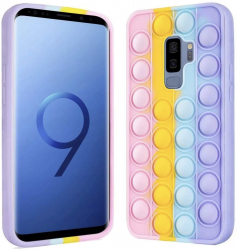 Husa compatibila cu Samsung Galaxy S9 Plus silicon model Pop-it Multicolor 